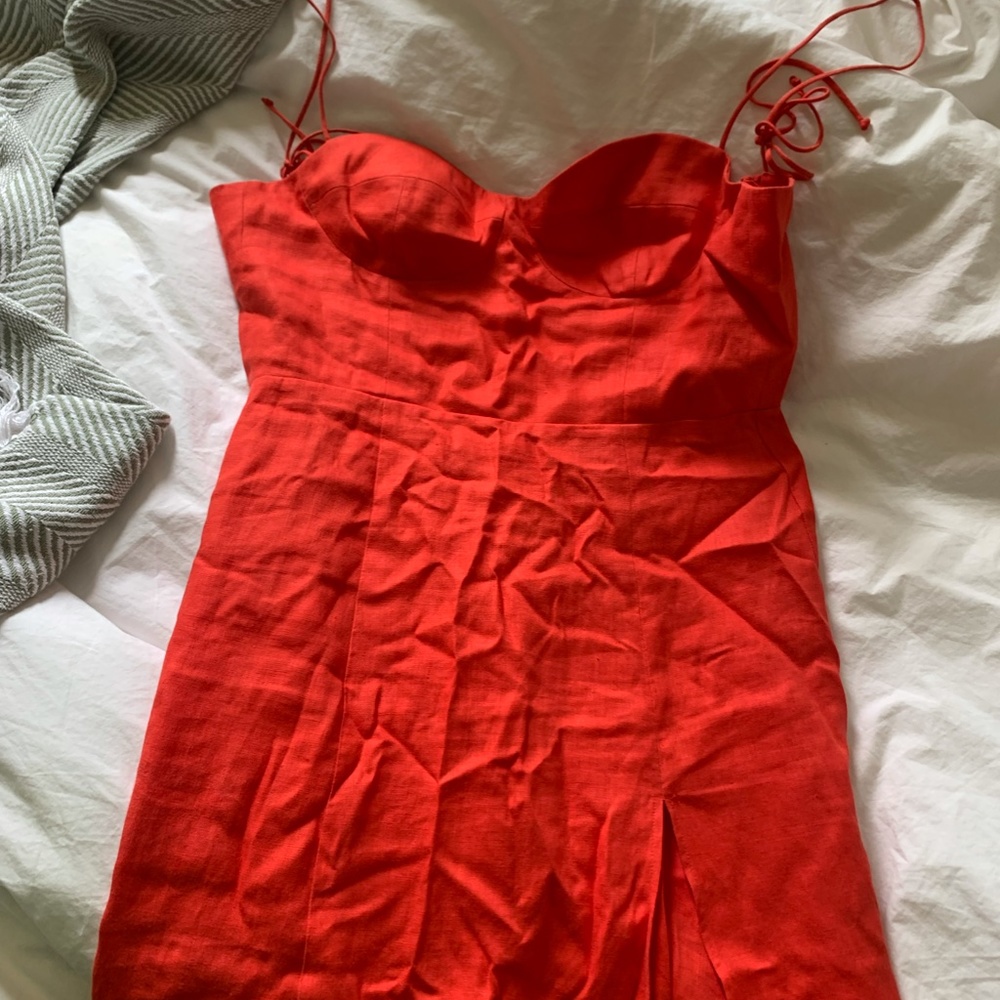 Reformation Nebraska Linen Dress - Picture 4 of 5